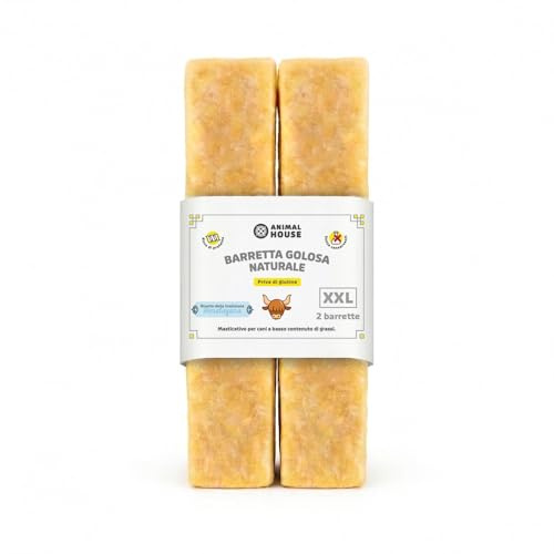 Animal House 2 Barras del Himalaya para Masticar, 100% Natural, fortalece la higiene bucal, Fuerte y Duradera, Disponible en Todos los tamaños, sin crueldad (2, XXL)