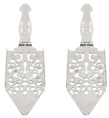 ANCLLO 2-piece Set Of Absinthe Spoons, Stainless Steel Absinthe Cocktail Spoon Making Set Gothic Drip Filter