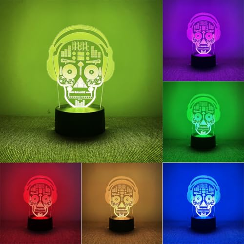 BIRBANN Lámpara Gaming 3D, Lámpara Noche Dormitorio Inteligente 7 Colores Para Niños, Luz Gaming Dormitorio Adolescente Para Dormir Regalo De Cumpleaños Para