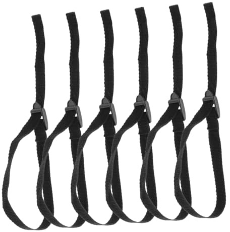 UKCOCO 6 pièces Lot de Sangles Réglables et Durables pour Bâtons de Ski Trekking et Randonnée Dragonne de Poignet pour et Stabilité Renforcés Accessoires Indispensables pour Bâtons