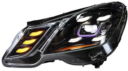 Qjahxkf Faros principal Faros Delanteros Para Benz W212 E200 E260 E300 2010-2013 Proyector LED De Luz Diurna delanteros