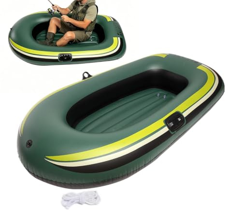 Inflatable Boat for Kids Adults, Thickened PVC Blow Up Boat Raft