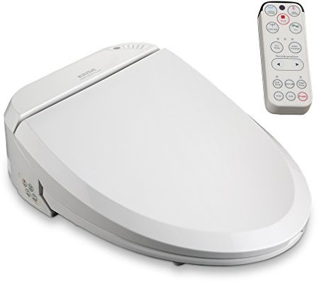 Sedile WC Copriwater Bidet - KINSE® - Deluxe Nebulizzatore d'acqua elettronico Doccetta Bidet - 24 tipi di multifunzione (Aggiunta la funzione di massaggio e aiuto funzione escretoria)