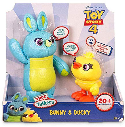 Disney Pixar Toy Story Ducky and Bunny 2er-Pack im Film inspirierten Relativmaßstab, interaktiv, sprechend, für Kinder ab 3 Jahren
