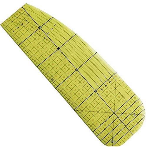 PiniceCore Sewing Ironing Ruler Fabric Measuring Tool Patchwork Craft Cloth Cutting Ruler Regle Accessories