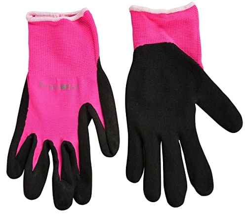 FloraBrite Burgon & Ball Garden Glove, Small/Medium, Fluorescent Pink