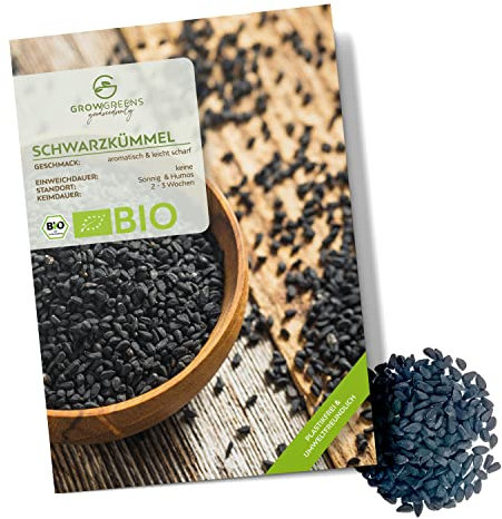 Semi di nigella biologiche - Semi di erbe aromatiche da coltivare in cucina, sul balcone, sul orto rialzato e in giardino