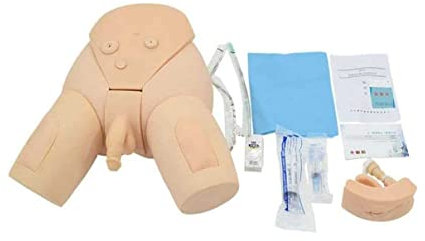 UIGJIOG Modell des austauschbaren Schaufensterpuppenmodells Mannequin -Mann und Frau zur Krankenschwesterausbildung in der Krankenschwester Praxis im Harnwegstrakt