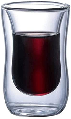 whisky decantador Whiskey Decanter Wine Decanter Without/With Handle Double Wall Heat Insulated Glass Cup Coffee Tea Milk Container For Tea Coffee Latte Espresso, With Handle Liquor Decanters