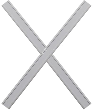 Healeved Window Wiper Replacement Strip Glass Wiper Substitute for Window Cleaner Part Soft Rubber Cleaning Squeegee Accessory for Household Glass Cleaning 10.00 in 2 Pack
