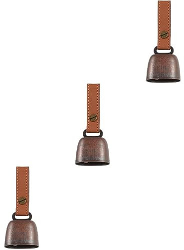 Happyyami 3stücke Camping Bärenglocke Laute Metallglocke Für Outdoor-aktivitäten Zum Schutz Vor Bären Leicht Und Tragbar Vielseitig Einsetzbar Für Camping Wandern Und Haustiere