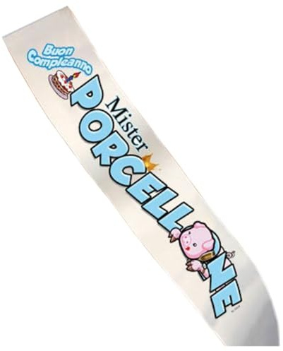Schärpe mit Aufschrift Happy Birthday Mister Porzellan Sexy Gadget für Erwachsene Party Hot für Ihn 18+