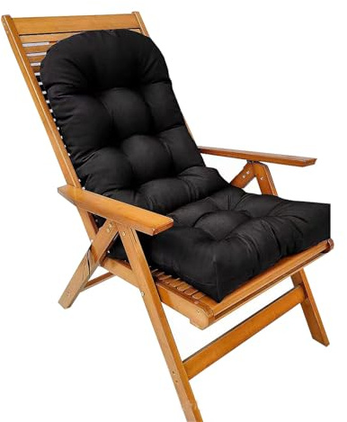 XFQZJG High Back Cushions for Deckchair Deck Chair Seat Cushion Cushion for Garden Chairs Beach Chair Rocking Chair Chair Cushion