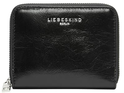 LIEBESKIND Berlin Leder Geldbörse Conny Wallet Black schwarz