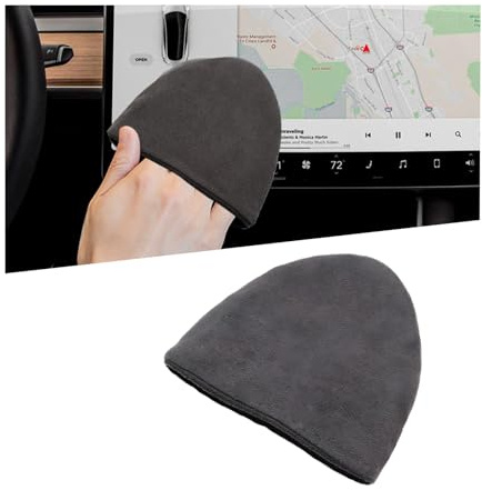 LunarCharm Panno di Pulizia per schermi Auto, Pad di Pulizia in Microfibra Triangolare per schermi Auto, Panno pulisci Touch Screen Pieghevole, Facile da trasportare