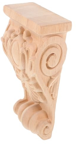 Toddmomy Corbeau Décoratif en Bois Sculpté, Style Rustique Européen, Surface Lisse, Texture Fine, pour Mur Décoratif et Console Rustique