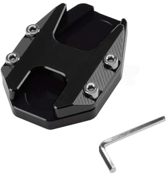 Side Kickstand Support Seitenständer-Schuhe unterstützen CNC-Motorrad, stabile Einzelständerabdeckung, Fußvergrößerungspolster für Click 125i/150i