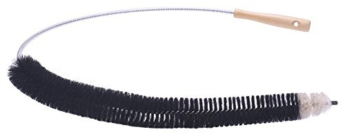 purclean 50 cm Heizkörperbürste mit Ziegenhaar Borsten, extra langer und flexibler Stiel mit sehr feinen Borsten