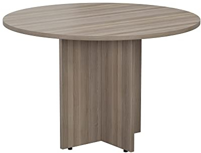 TC Group Office Hippo Heavy Duty Meeting Boardroom Office Table, Grey Oak, 110 x 110 x 73 cm