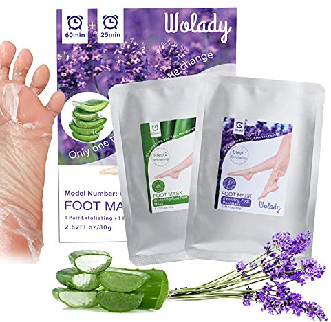 Fuss Peeling Maske 2 Paar Fußmaske Exfoliating Socken Hornhaut Schwielen und abgestorbene Haut Entferner Baby Füße Innerhalb von 3-7 Tagen