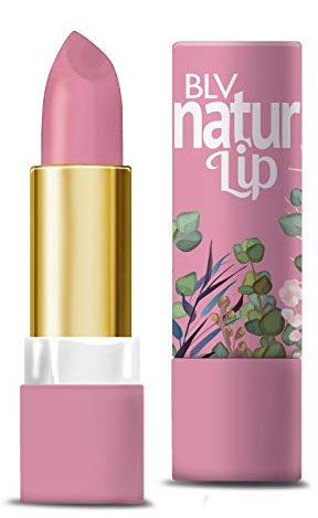 BLV NATUR LIP Rossetto Naturale Organico Astuccio Cartone eco-Friendly Made in Italy (01 ROSA SCURO)