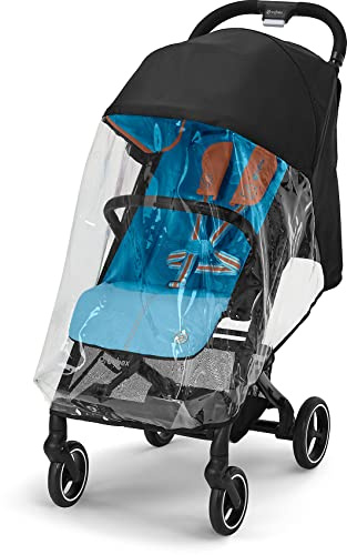 CYBEX Cubierta de lluvia dorada para cochecito Cybex Beezy, transparente
