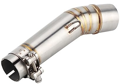 Akozon Tubo centrale di scarico Tubo di scarico per moto Tubo di collegamento centrale per NC700X NC750X NC750S NC700S 2012-2017