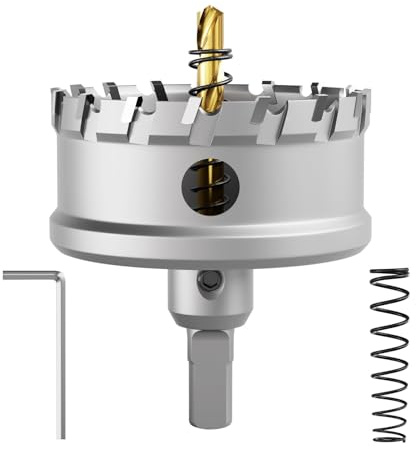 CSOOM Upgrade perforerad hålsåg, TCT hålskärare. Rostfritt stål och metallgaller är det perfekta valet (75 mm)