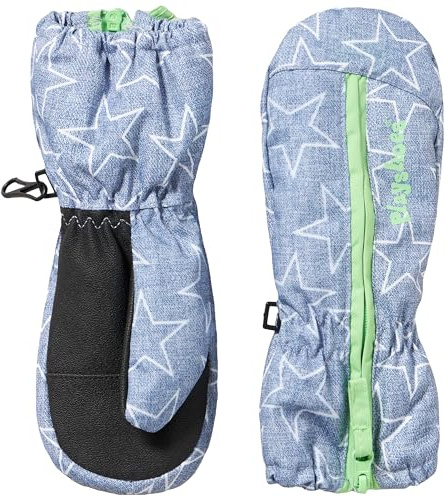 Playshoes unisex barn vantar vinterhandskar, Stjärnor blixtlås, 2-4 år