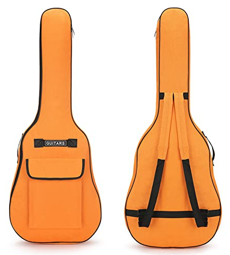 SerendipitousWhisper wasserdichte Gitarrentasche Akustikgitarrentasche Akustikgitarren-Gigbag Rucksack Tragetasche Abdeckung Oxford-Stoff für Akustikgitarre 40/41 Zoll