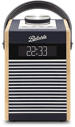 Roberts RAMBLER MIDI FM/DAB/DAB+ Digital Radio with Bluetooth, Navy Blue