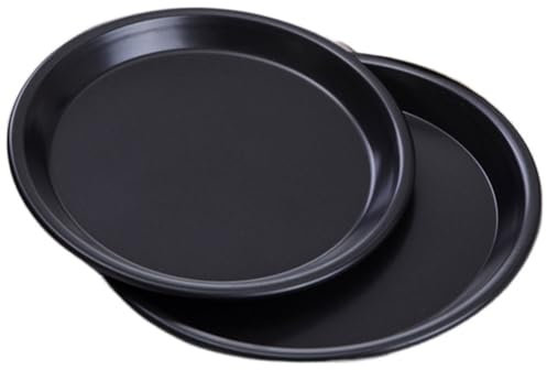 bandeja de pizza de acero, 1 Uds. Sartén antiadherente for Pizza de 6 a 14 pulgadas, utensilios for hornear, plato hondo redondo de acero al carbono, bandeja for Pizza, molde, herramientas for hornear