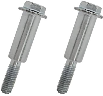 Wheel Axle Bolt Screw Replacement for John Deere Walk-Behind Lawn Mowers JA65, JE75, JX75, JX85 - M110801 (2 Pack)