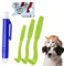 OHREN Pince à tiques 5 en 1 avec étui, pince à tiques humaine et pour chien, pince tique et tire tique, carte à tiques, kit complet pour enlever les tiques