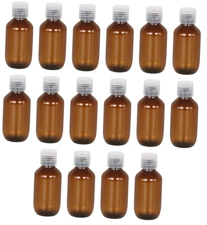 HONITANO 16pezzi Bottiglie Da Viaggio Squeeze Contenitori Ricaricabili Per Cosmetici Perfetti Per Shampoo Lozioni e Prodotti Per La Della Per Viaggi e Attività Outdoor
