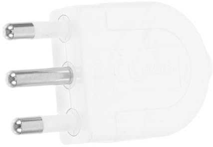 NUOBESTY Enchufe Italiano Clavijas Redondas Extraíble Enchufe Reemplazo Seguro Compatible Viaje y Uso Doméstico