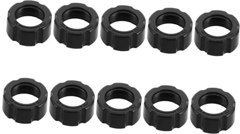 BUGUUYO 10pezzi Pz Anelli Di Serraggio Per Staffa Adattatore Fisso Giunto Sferico Per Supporti Telefono Dado Per Supporto Telefono Per Bocchetta Aria Anelli Per Accessori Auto Per Adattato