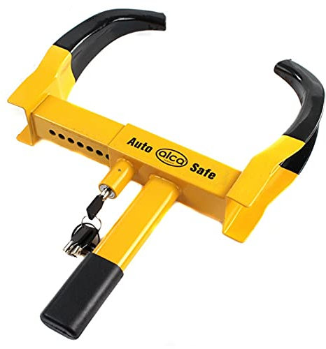 Radkralle für Auto, Wohnmobil, Anhänger, ausziehbar, strapazierfähig, Diebstahlschutz, 2 Schlüssel, alca Deutschland, A306000