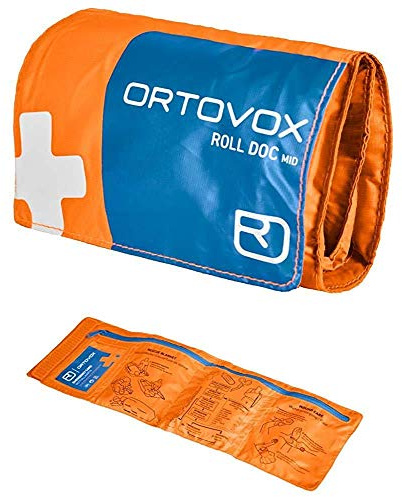 Ortovox Roll Doc Mid Erste-Hilfe-Set, Shocking Orange, 15 x 7.5 x 6.5 cm