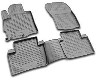 Halkfria 3D-gummigolvmattor för Mitsubishi Outlander XL 05-10 10-12