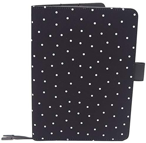 Porta Libretto Sanitario Nero Per Neonati - Formato A5 15x20 Cm - Alette Per Riporre Prescrizioni y Documenti