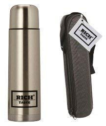 Premium Flask Insulated Stainless Steel Metal Flask 350ml, 500ml, 750ml, 1L- 12hrs Cold 6hrs Hot - Double Walled, Reusable, BPA Free, Leakproof Perfect for Camping (750ml)