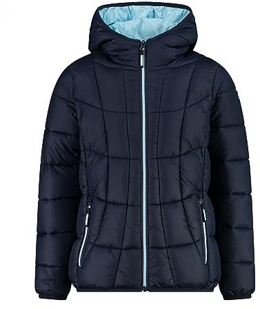 CMP - Kid G-Jacke mit fester Kapuze, Schwarz Blau, 152
