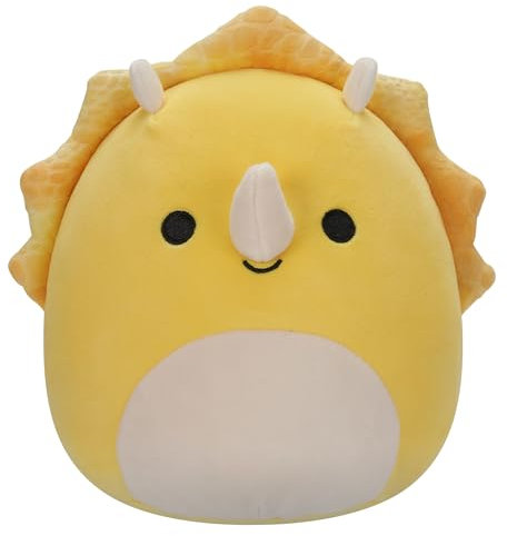 Squishmallows Original 7.5-Inch - Lancaster the Yellow Triceratops