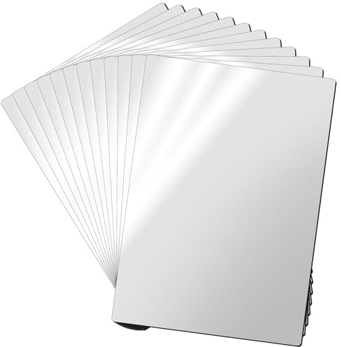 LLPT Papier Imprimable Magnétique 12 Feuilles Papier Magnétique Brillant pour Imprimante à jet d'encre Film Magnétique pour Réfrigérateur pour Photos Panneaux Artisanaux DIY 21CMx30CM (MSP8311712LM)