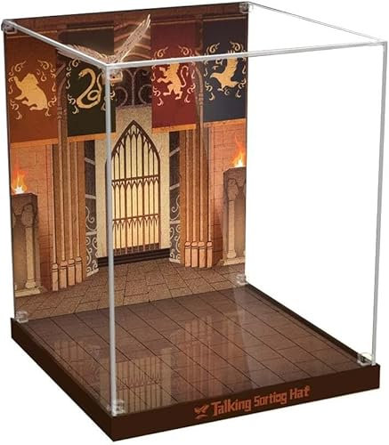Caikbms Vitrine Acryl Kompatibel Mit Der Sprechende Hut 76429, Transparente, Klare Vitrine Acryl Für Das Modell (Modell Nicht Im Lieferumfang Enthalten) 3mm