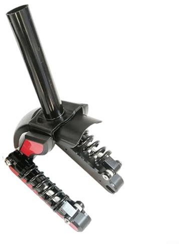 Sileduove Fourche de suspension de ressort de tube avant de scooter électrique pour Xiaomi pour M365 Pro 1S (rouge)