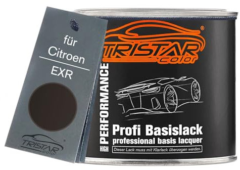 TRISTARcolor Autolack Dose spritzfertig für Citroen EXR Noir Basislack 0,5L