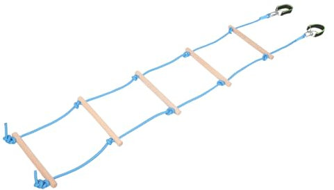 Abaodam 1set Scale Di Cordino Per Ragazzo Ragazza Scala Legno Versatile Per Arrampicata Interna Ed Esterna Con Corda Morbida e Design Sicuro Accessori Per Giocattoli Da Giardino e Casa