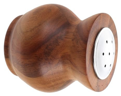 Sosoport Pfeffer und Salzstreuer Holz Gewürzflasche für Verschiedene Gewürze Manuelle Pfeffermühle Tragbar Langlebig Design für Küche und Grill